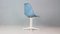 Silla La Fonda de fibra de vidrio en azul de Charles & Ray Eames para Herman Miller, 1960, Imagen 5