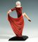 Art Deco Figure Posing Dancer with Cloth attributed to Lorenzl for Goldscheider Vienna, 1939 4