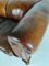 Antikes Patina Schafsleder Sofa, 1920er 7
