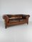 Antikes Patina Schafsleder Sofa, 1920er 6