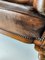 Antikes Patina Schafsleder Sofa, 1920er 17