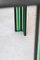 Vintage Black and Green Dining Table in Bold Italian Design, 1980s 4