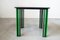 Vintage Black and Green Dining Table in Bold Italian Design, 1980s 3