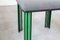 Vintage Black and Green Dining Table in Bold Italian Design, 1980s 9