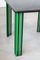 Vintage Black and Green Dining Table in Bold Italian Design, 1980s 11