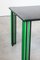 Vintage Black and Green Dining Table in Bold Italian Design, 1980s 10