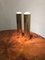Italienische Messing Lampen im Stil von Gaetano Sciolari, 1980er, 2er Set 5