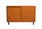 Teak Veneered Sideboard with Sliding Doors, 1960s, Image 1