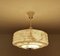 Art Deco Pendant Light in Amber Marble Glass, 1930s, Image 4