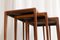 Modern Danish Rosewood Nesting Tables by Johannes Andersen for CFC, 1960s, Set of 3, Image 11