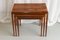 Modern Danish Rosewood Nesting Tables by Johannes Andersen for CFC, 1960s, Set of 3, Image 2