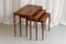 Modern Danish Rosewood Nesting Tables by Johannes Andersen for CFC, 1960s, Set of 3, Image 9