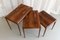 Modern Danish Rosewood Nesting Tables by Johannes Andersen for CFC, 1960s, Set of 3, Image 14