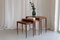 Modern Danish Rosewood Nesting Tables by Johannes Andersen for CFC, 1960s, Set of 3, Image 18