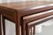 Modern Danish Rosewood Nesting Tables by Johannes Andersen for CFC, 1960s, Set of 3, Image 4