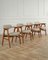 Chaises de Salle à Manger Modèle 42 en Teck par Erik Kirkegaard pour Høng Stolefabrik, Danemark, 1950s, Set de 4 5