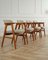 Chaises de Salle à Manger Modèle 42 en Teck par Erik Kirkegaard pour Høng Stolefabrik, Danemark, 1950s, Set de 4 3