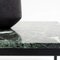 Mesa de centro cuadrada con tablero de mármol verde, años 60, Imagen 5