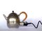Art Nouveau Electric Teapot in Silvered Metal from WMF, 1910 1