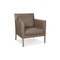 Jason Leather Armchair in Brown-Gray from Walter Knoll / Wilhelm Knoll 1