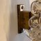 Single Leaf Sconce in Pulegoso Glass with Gold Accents attributed to Barovier & Toso, 1950s, Image 14