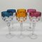 Wine Glasses in Lead Crystal attributed to Hofbauer Crystal, Baviera, Germany, 1970s, Set of 6 6
