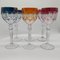 Wine Glasses in Lead Crystal attributed to Hofbauer Crystal, Baviera, Germany, 1970s, Set of 6 5