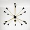 Mid-Century Sputnik Chandelier in Brass, 1960s, Image 3