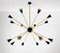 Mid-Century Sputnik Chandelier in Brass, 1960s, Image 2