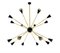 Mid-Century Sputnik Chandelier in Brass, 1960s, Image 1