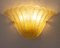 Vintage Italian Goldish Murano Glass Wall Sconces with Grit, 1990s, Set of 2, Image 3
