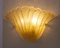Vintage Italian Goldish Murano Glass Wall Sconces with Grit, 1990s, Set of 2, Image 4