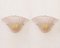 Pink Murano Glass Wall Sconces with Grit, 1990s, Set of 2, Image 2