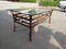 Vintage Wrougt Iron and Leather Coffee Table, Image 4