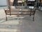 Vintage Wrougt Iron and Leather Coffee Table 7