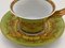 Green Floralia Tea Cup and Saucer by Versace for Rosenthal, 2017, Set of 2 2