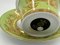 Green Floralia Tea Cup and Saucer by Versace for Rosenthal, 2017, Set of 2 3