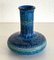 Collectors Vase in Rimini Blu Design by Aldo Londi for Bitossi, 1970s 2