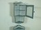 Corner Cabinet with Wall Hanging Display Cabinet in Seafoam Blue, 1960s, Image 4