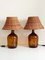 Mid-Century Tischlampen aus Korbgeflecht, 1950er, 2er Set 2
