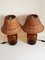 Mid-Century Tischlampen aus Korbgeflecht, 1950er, 2er Set 9