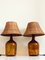 Mid-Century Tischlampen aus Korbgeflecht, 1950er, 2er Set 10
