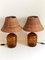 Lampade da tavolo Mid-Century in vimini, anni '50, set di 2, Immagine 11