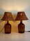 Mid-Century Tischlampen aus Korbgeflecht, 1950er, 2er Set 13