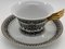 Marqueterie Teetasse mit Untertasse von Versace für Rosenthal, 2017, 2er Set 2