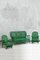 Two-Seater Sofa in Green Woven Rattan, 1970s 6