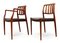 Vintage Model 83 Rosewood Dining Chairs by Niel Otto Møller, Set of 8, Image 14
