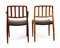 Vintage Model 83 Rosewood Dining Chairs by Niel Otto Møller, Set of 8 7