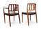 Vintage Model 83 Rosewood Dining Chairs by Niel Otto Møller, Set of 8 6