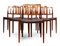 Vintage Model 83 Rosewood Dining Chairs by Niel Otto Møller, Set of 8 1